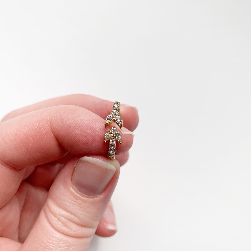 💕 Stacking arrow ring